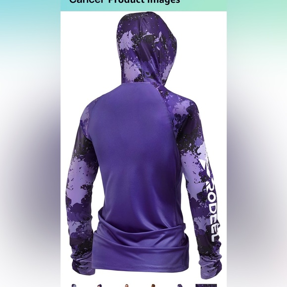 Rodeel Women's Hoodie Long Sleeve Sport Running Quick Dry Shirts Athletic - Picture 5 of 14
